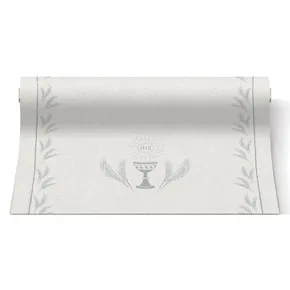 Mittelgürtel PAW AIRLAID 40cm x 24m My First Communion silber